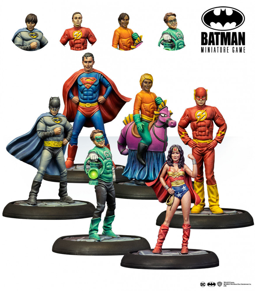 The Big Bang Theory Justice League Cosplay - Batman Miniature Game