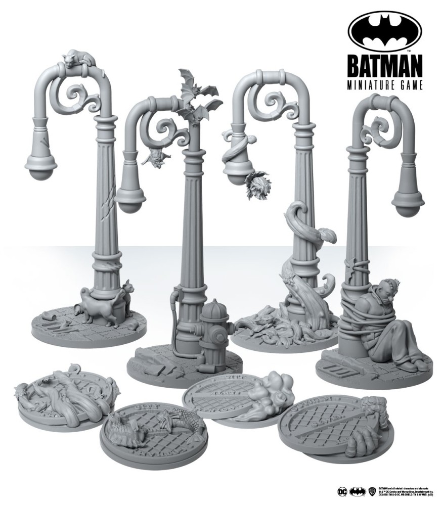 Gotham Sewers And Lampposts Batman Miniature Game 2382