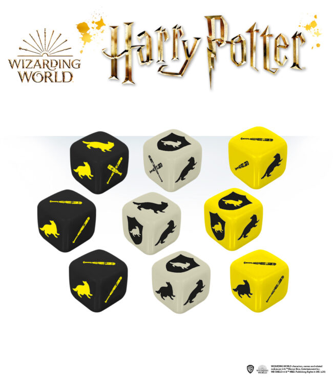 Catch the Snitch: Hufflepuff Dice Set