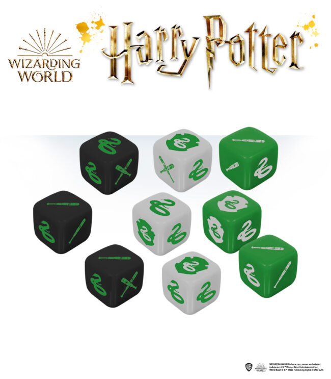 Catch the Snitch: Slytherin Dice Set