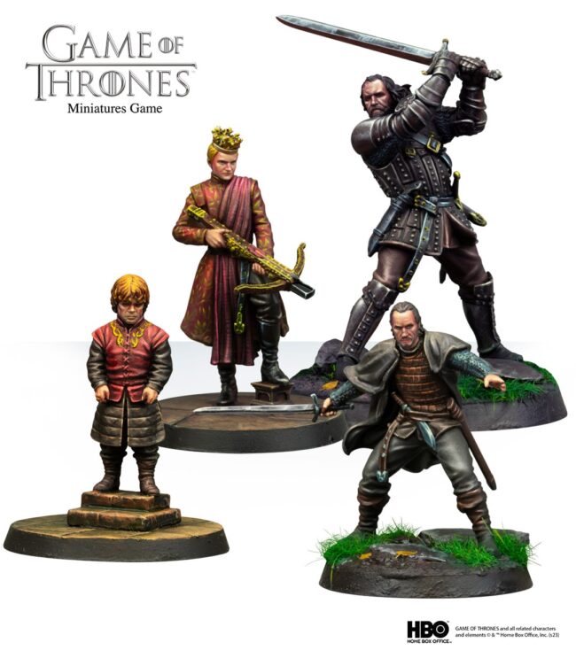 King Joffrey and his court - Game of Thrones Miniatures Game expansion - Image 2