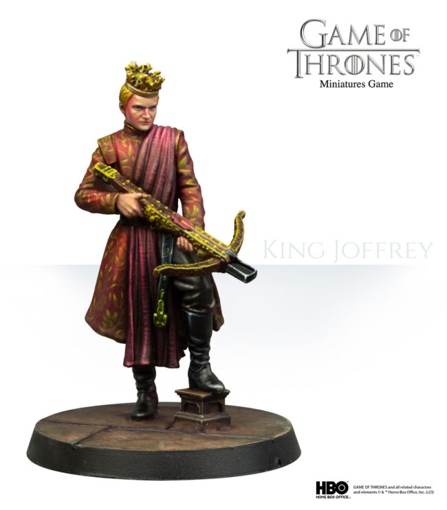 King Joffrey and his court - Game of Thrones Miniatures Game expansion - Image 3